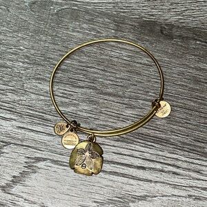 Alex and Ani Sand Dollar Bangle Bracelet